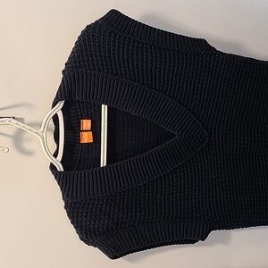 Hugo Boss s.S Black Sleeveless Knit Dress